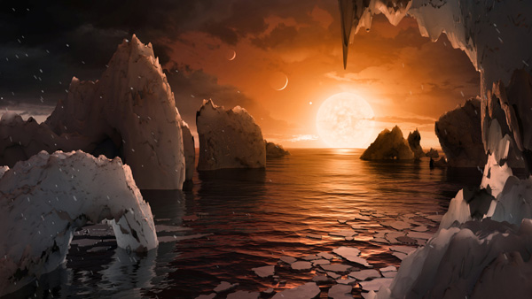 7 Earth-size worlds found orbiting star, could hold life