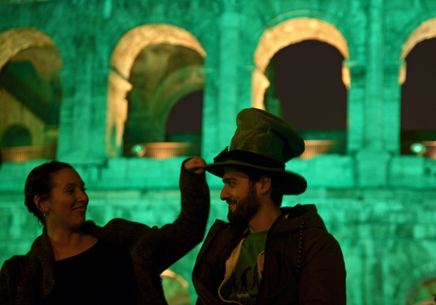 People across the world celebrate St Patrick's Day