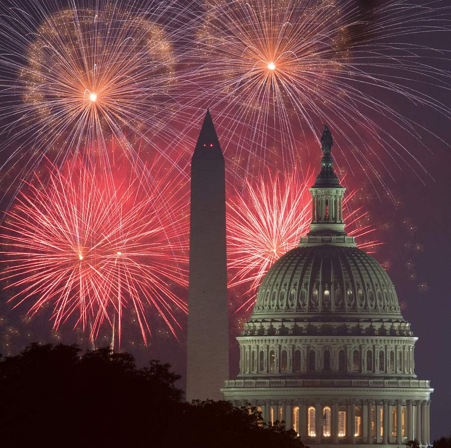 US holds parade to celebrate Independence Day