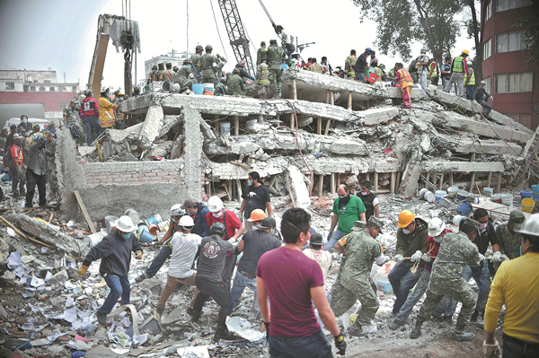 President offers condolences over Mexico earthquake