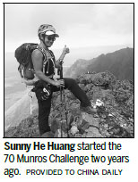 Peak performance by Chinese nurse on Scotland's mountains