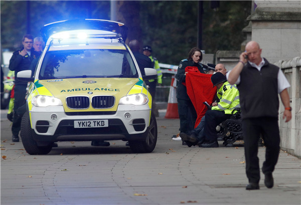 Driver arrested after hitting and injuring several people outside London museum