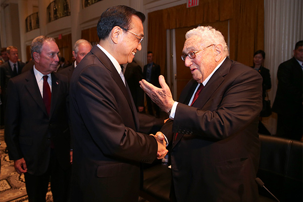 Premier Li in US strategic talks